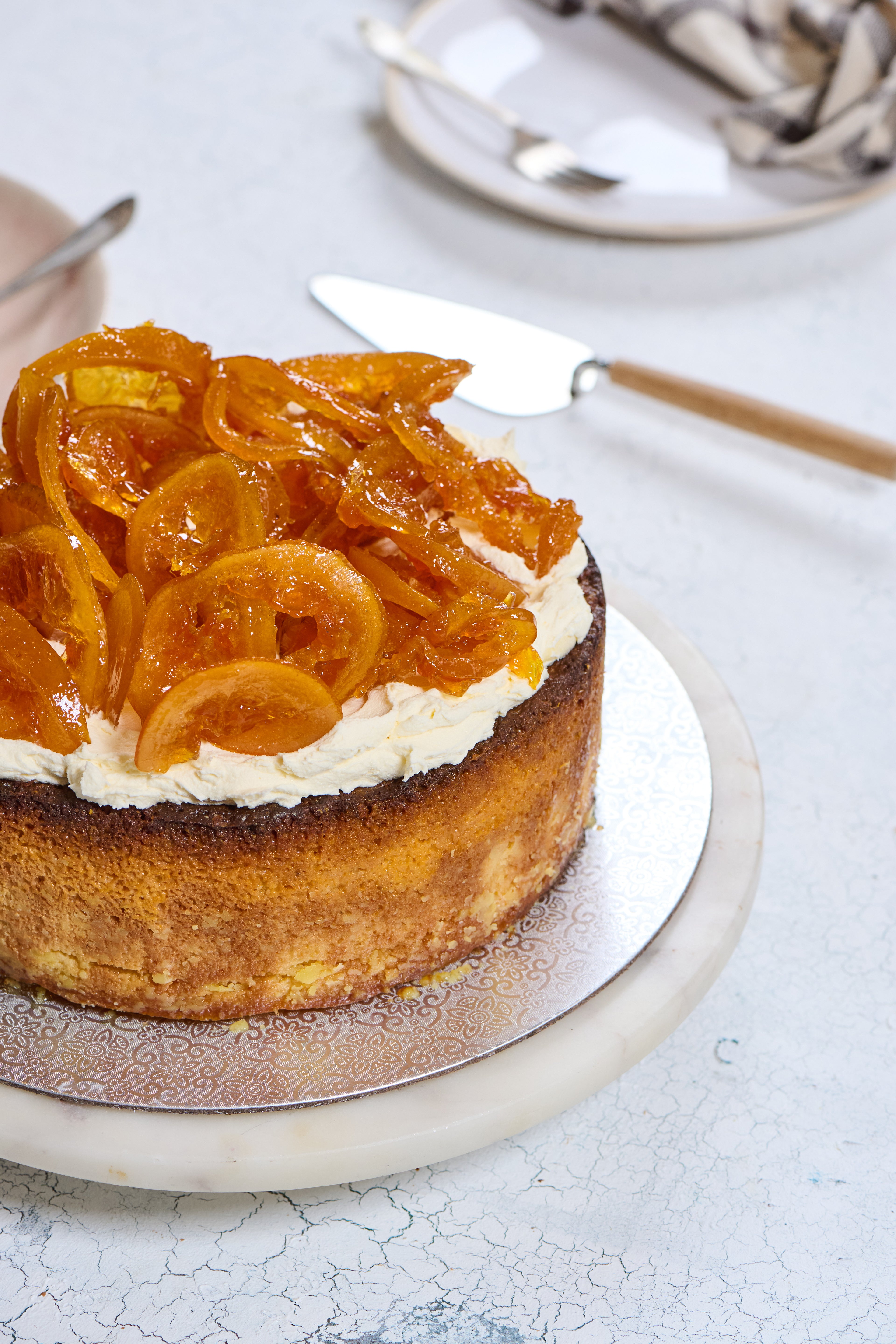 Italian Orange Polenta Cake