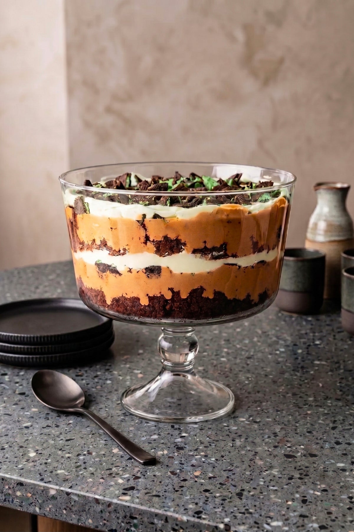 Peppermint Crisp Trifle