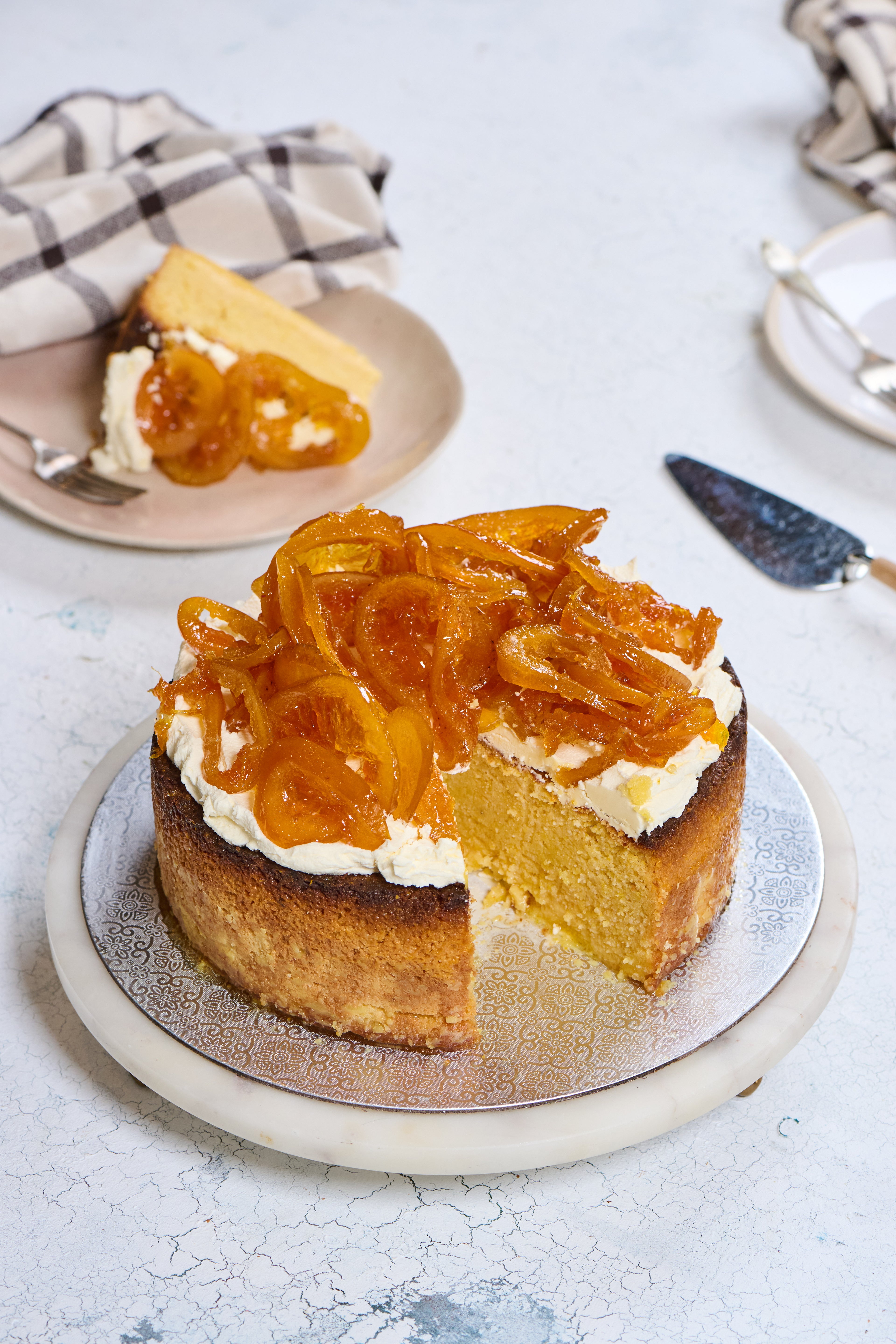 Italian Orange Polenta Cake