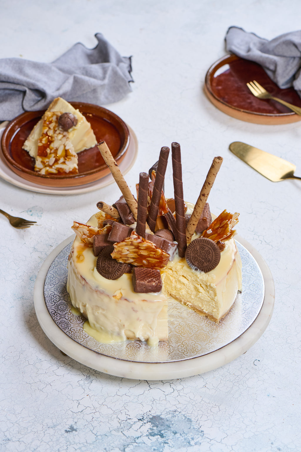 Vanilla Baked Cheesecake
