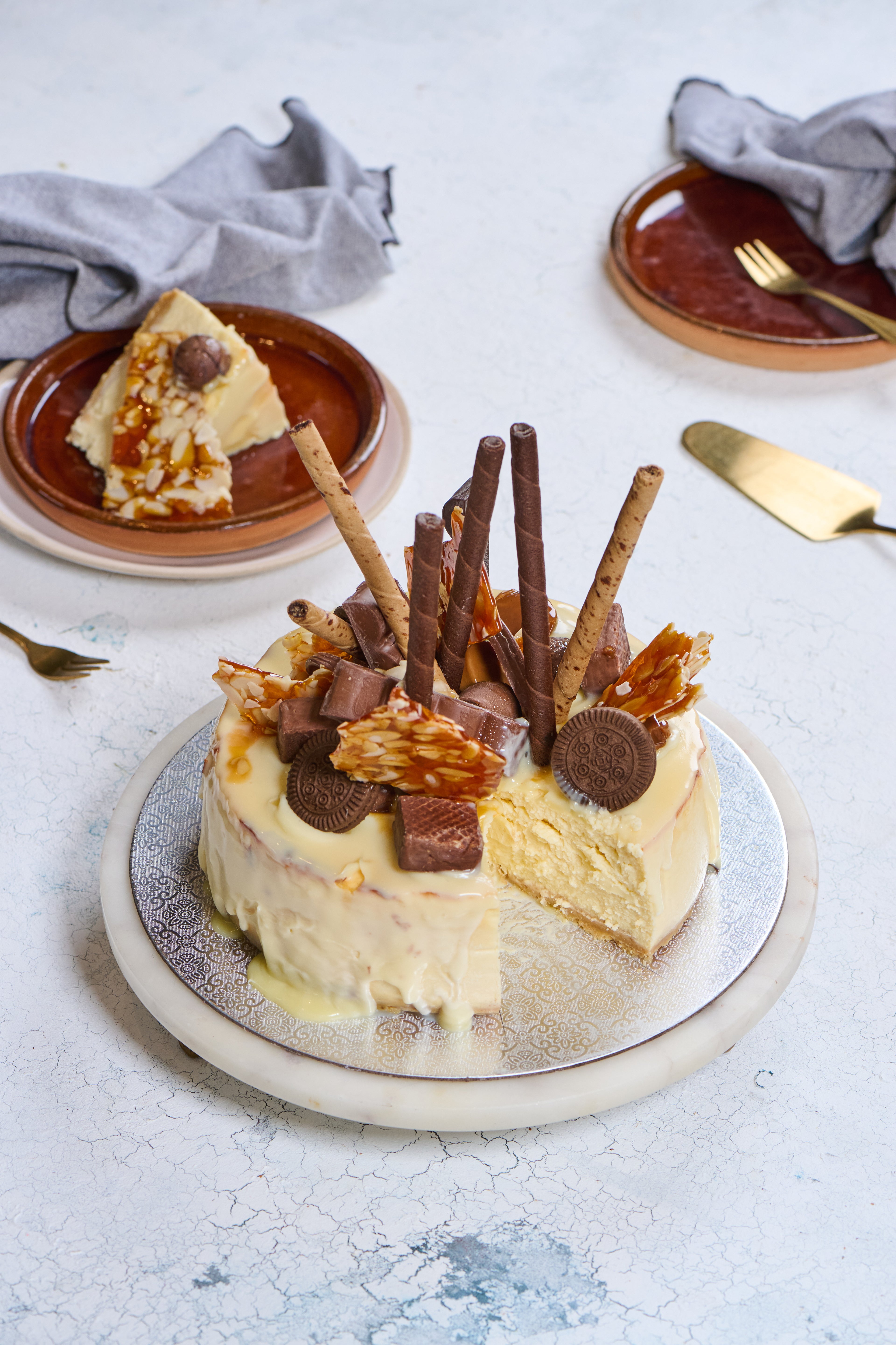 Vanilla Baked Cheesecake