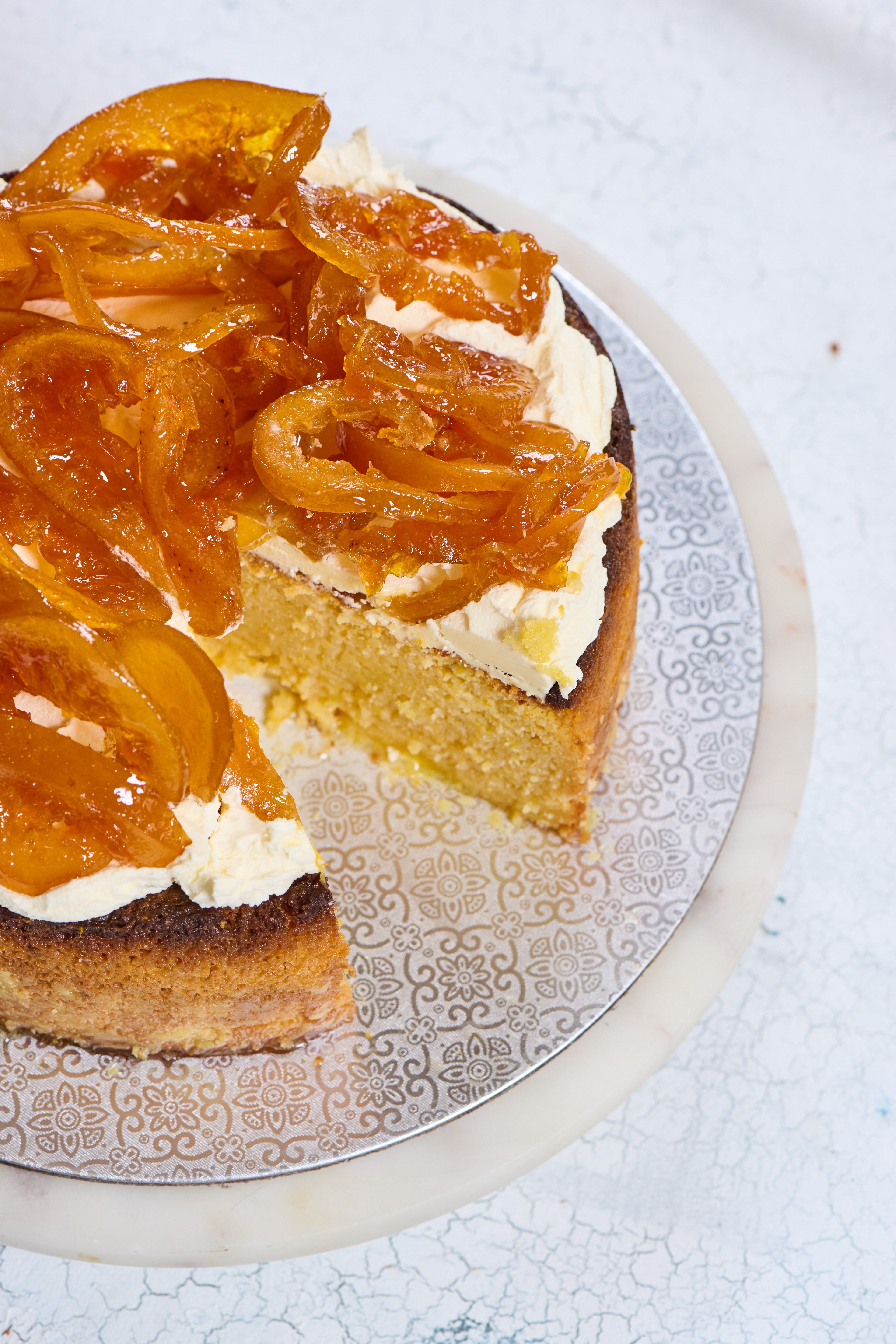 Italian Orange Polenta Cake