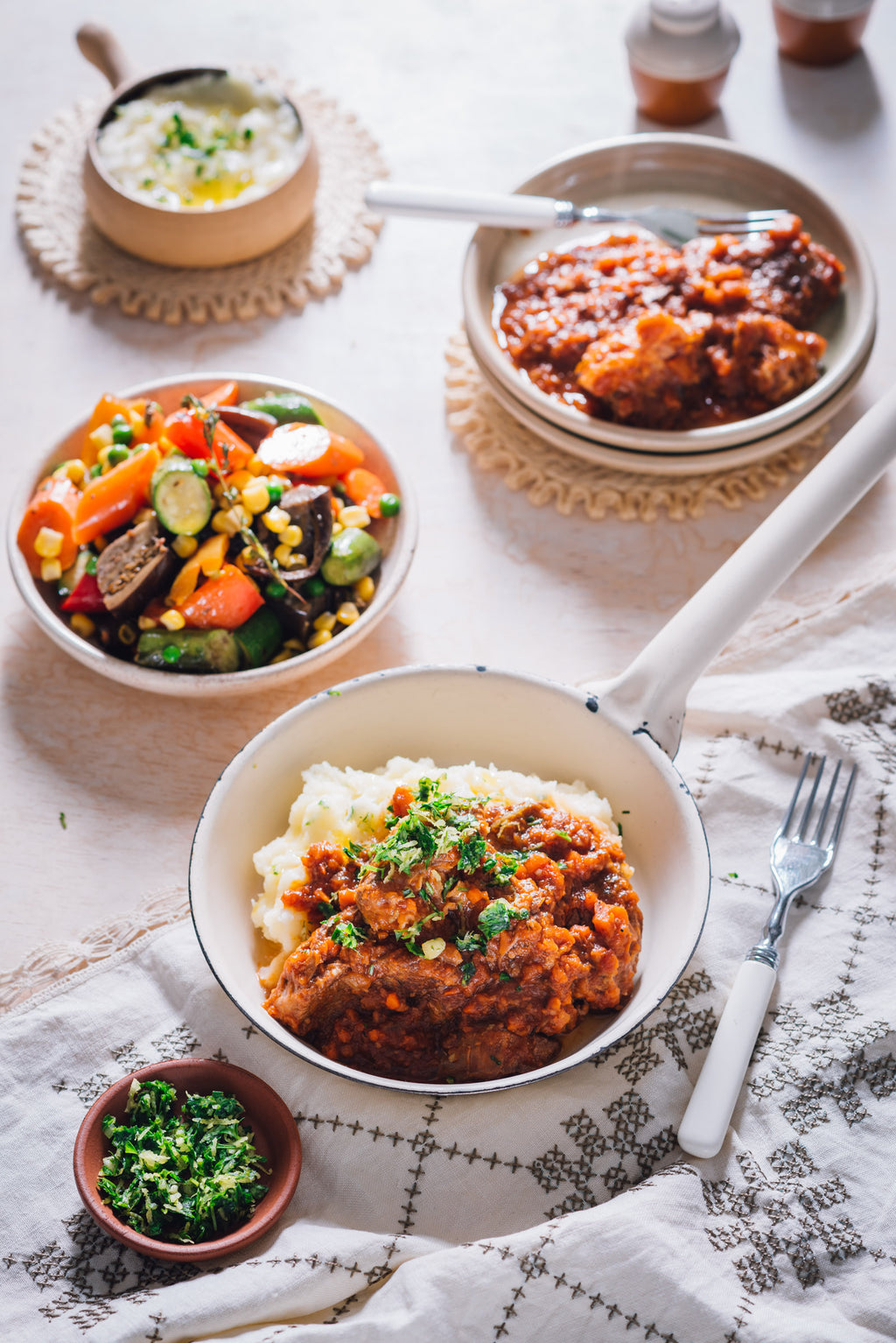 Hearty, Chunky Ossobuco (For 2)
