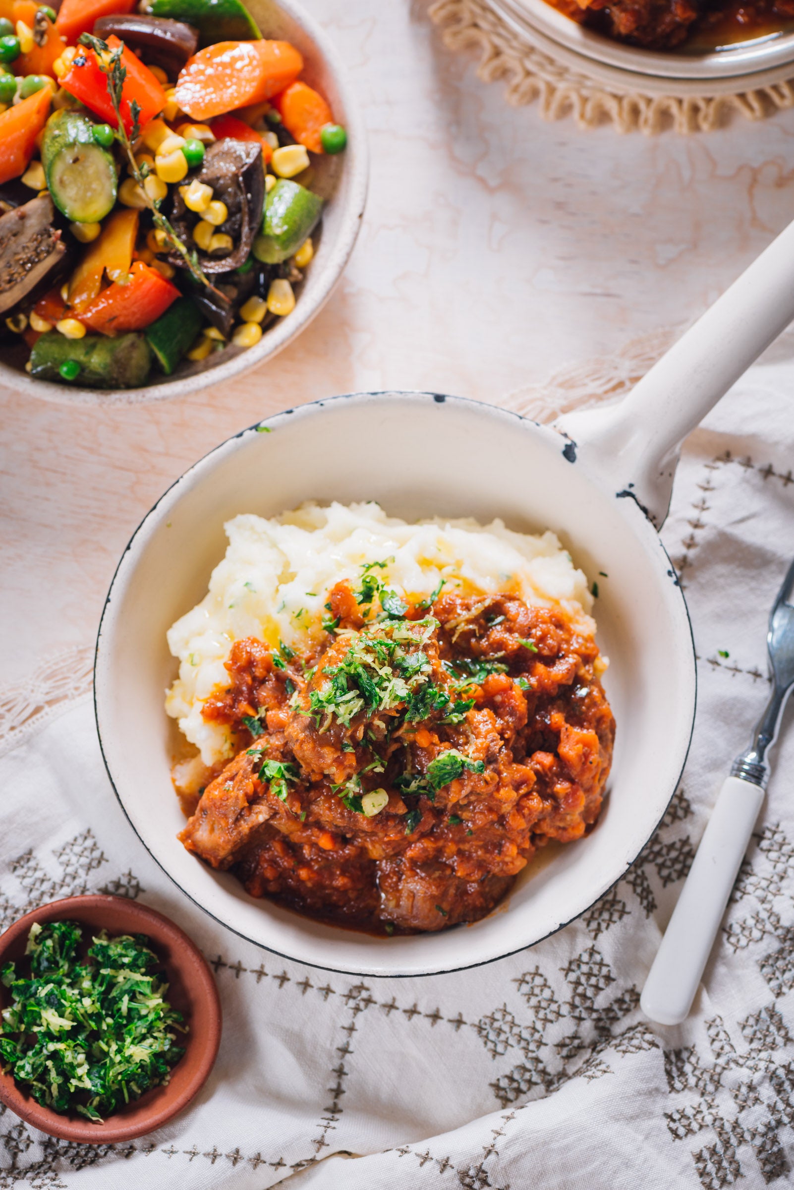 Hearty, Chunky Ossobuco (For 2)