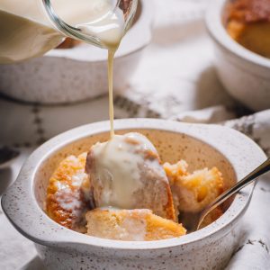 Malva Pudding with Crème Anglaise (for 4/6)
